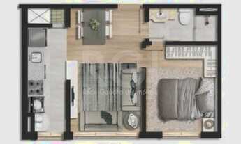 Imagem 7: Apartamento 1 dormitório com suíte americana e vaga próximo ao Parcão