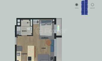 Imagem 4: Imóvel para venda tem 30 metros quadrados com 1 quarto em Jardim do Salso - Porto Alegre