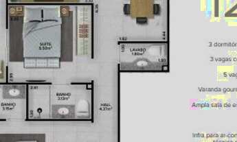 Imagem 2: Apartamento com 3 dormitórios à venda, 124 m² por R$ 957.000,00 - Canto do Forte - Praia G
