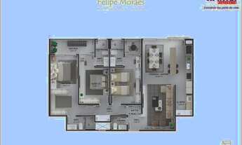 Imagem 2: Apartamento com 3 dormitórios à venda, 130 m² por R$ 2.830.000,00 - João Paulo - Florianóp