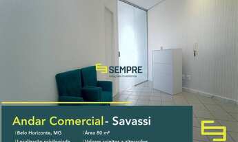 Imagem 1: Sala comercial 80m² com localização privilegiada na Savassi - BH