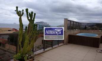 Imagem 4: Cobertura Vista Mar e Lagoa com 3 dormitórios, 2 suítes à venda, 2 vagas 219 m² por R$ 1.7