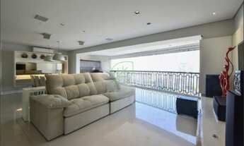 Imagem 3: Apartamento com 144m² 2 suítes e 3 vagas Andar Alto Mobiliado