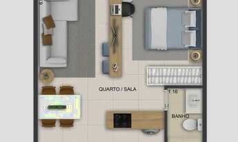 Imagem 2: Ágio SMART AREIÃO Apartamento com 1 Quarto(s) e 1 banheiro(s) à Venda, 39.00 por R$ 469990