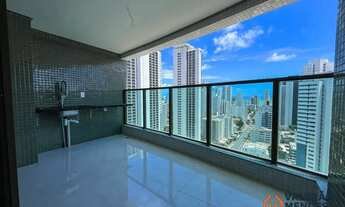 Imagem 2: VERDANO - ANDAR ALTO - VISTA PARA O MAR - 103 M² - BOA VIAGEM - 3 QUARTOS - 3 SUÍTES