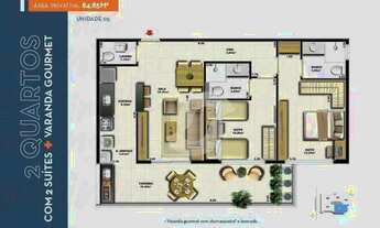 Imagem 4: Apartamento com 2 dormitórios à venda, 84 m² por R$ 1.100.000,00 - Piratininga - Niterói/R