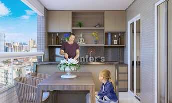 Imagem 1: Apartamento com 1 dormitório à venda, 62 m² por R$ 265.000,00 - Ocian - Praia Grande/SP