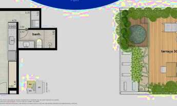 Imagem 4: Charmoso Studio Duplex com vista para o Cristo no Humaitá