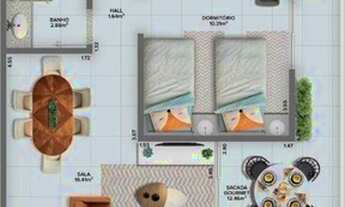 Imagem 6: Apartamento com 3 dormitórios à venda, 119 m² por R$ 817.000 - Vila Guilhermina - Praia Gr