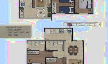 Imagem 5: Apartamento à venda, 72 m² por R$ 285.000,00 - Mariano Procópio - Juiz de Fora/MG