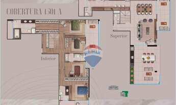 Imagem 5: Apartamento com 3 dormitórios à venda, 100 m² por R$ 899.900,00 - Granbery - Juiz de Fora