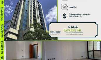 Imagem: Sala para alugar, 35 m² e 01 vaga - Savassi