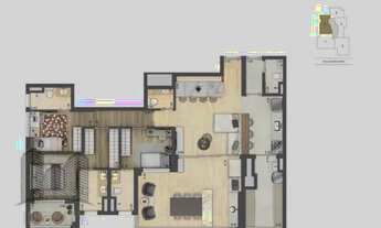 Imagem 4: Apartamento com 3 quartos, 156m², à venda em São Paulo, Jardim das Acácias