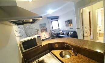 Imagem 2: Flat mobiliado com 1 dormitório e 45m² confortável pertinho da Av. Paulista