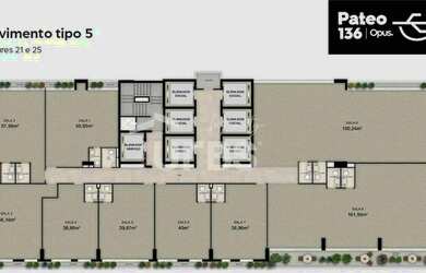 Imagem 6: SALA OPUS PATEO 136 - 25 ANDAR - 38,96 m2