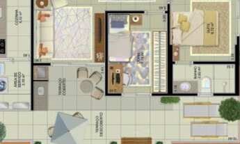 Imagem 2: Aparto GARDEN c/ 2 dormitórios (1 suíte), varanda gourmet e terraço a 3 quadras da praia d