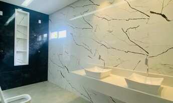 Imagem 6: Casa térrea nova lindíssima com arquitetura e desing hiper moderno no Mirante do lago