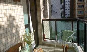 Imagem 2: 3 suítes, 180m2. 2 vagas . MOBILIADO. PORTEIRA FECHADA. 1 quadra da praia. Boqueirão - San