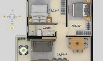 Imagem 6: Apartamento residencial para venda, Balneário Santa Clara, Itajaí - AP10925