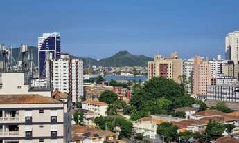 Imagem 4: Locação na Ponta da Praia Andar Alto Vista Mar 1 Dormitório Sacada com Churrasqueira Vaga