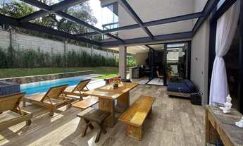 Imagem 5: Condomínio Alphaville Granja Vianna - casa nova e moderna com 4 suítes, espaço gourmet, pi