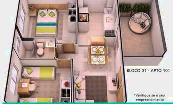 Imagem 7: Apartamento para Venda - 41m², 2 dormitórios, 1 vaga - Restinga