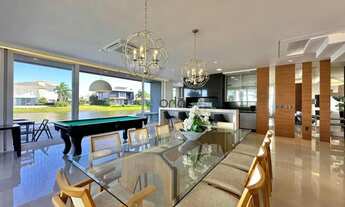 Imagem 4: Casa beira lago mobiliada c/ 05 suítes, elevador e piscina à venda, 450 m² - Condomínio En