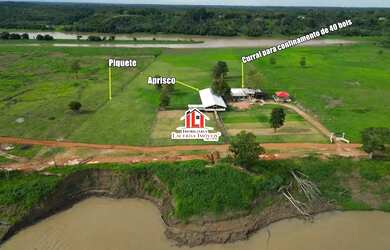 Imagem 3: Fazenda em Iranduba medindo 1.800 x 1.000= 1.800.000m² na várzea