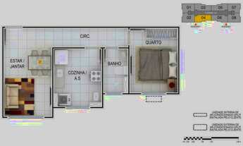 Imagem 5: Santo André apartamentos de 2 dormitórios no Jardim Jamaica