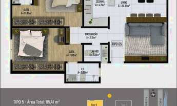 Imagem 2: Apartamento Garden à venda, 85 m² por R$ 560.000,00 - Centro - Navegantes/SC