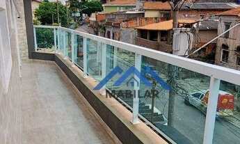 Imagem: Apartamento de 55 metros com varanda de