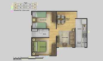 Imagem 5: Apartamento residencial para venda, Jardim São Savério, São Paulo - AP9941