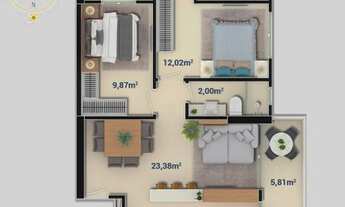 Imagem 7: Apartamento residencial para venda, Balneário Santa Clara, Itajaí - AP10925