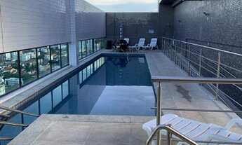 Imagem 3: Flat Novo Mobiliado Com Varanda Andar Alto e Lazer