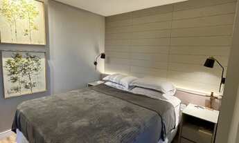 Imagem 3: Apto 67,5 m², 12º andar, 2 quartos (suíte+closet), 100% mobiliado, 2 banheiros, garagem