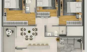 Imagem 3: Apartamento à venda, 3 quartos, 1 suíte, 2 vagas, Tabuleiro (Monte Alegre) - Camboriú/SC