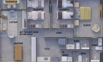 Imagem 4: Praça dos Jasmins (AE) | Lançamento da Campos Gouveia na Madalena | 56, 75 e 90m²