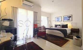 Imagem: Flat para locação no Itaim Bibi com mobília