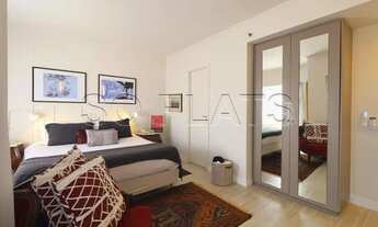 Imagem 4: Flat para locação no Itaim Bibi com mobília completa próx da Av Nove de Julho e Av Brig Fa