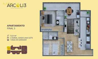 Imagem 5: Apartamento à venda, 73 m² por R$ 322.100,00 - Mirim - Praia Grande/SP