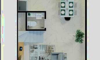 Imagem 6: Sobrados Novos - Cond. Fechado -75 metros com 3 quartos Bairro Alto - Curitiba - PR