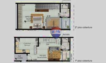Imagem 7: Cobertura à venda, 58 m² por R$ 309.000,00 - Paineiras - Juiz de Fora/MG