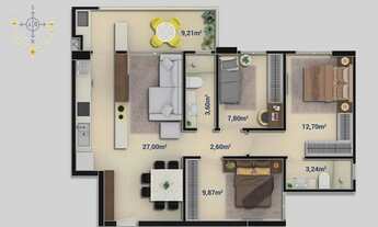 Imagem 5: Apartamento residencial para venda, Balneário Santa Clara, Itajaí - AP10925