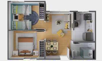 Imagem 6: Lindo apartamento com 2 quartos em Tarumã-Açu - Manaus - AM