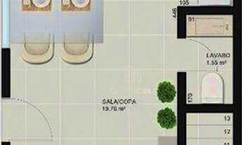 Imagem 2: Apartamento com 2 dormitórios à venda, 76 m² por R$ 407.067,20 - Vila Lenzi - Jaraguá do S