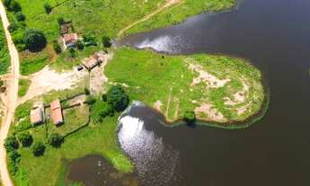 Imagem 2: Fazenda de luxo à venda com porteira fechada