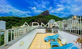 Imagem 4: Cobertura ao lado da praia do Leblon com vista cinematográfica 360º para o mar, montanhas