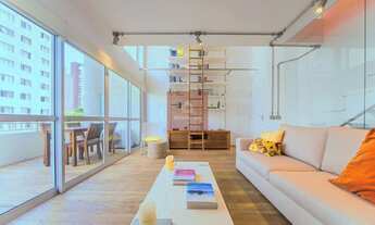 Imagem 2: Loft capa de revista mobiliado para venda porteira fechada mobiliado