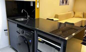 Imagem 2: Alugo Flat Mobiliado e Decorado 1 Vaga Climatizado Com Lava e Seca Setor Marista - Goiân