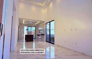 Imagem 2: Casa Térrea no Condomínio Sunville com 3 Quartos e Piscina !